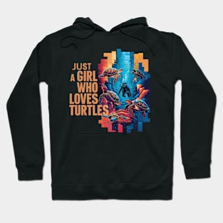 Oceanic Explorer: Just A Girl Who Loves Turtles Hoodie